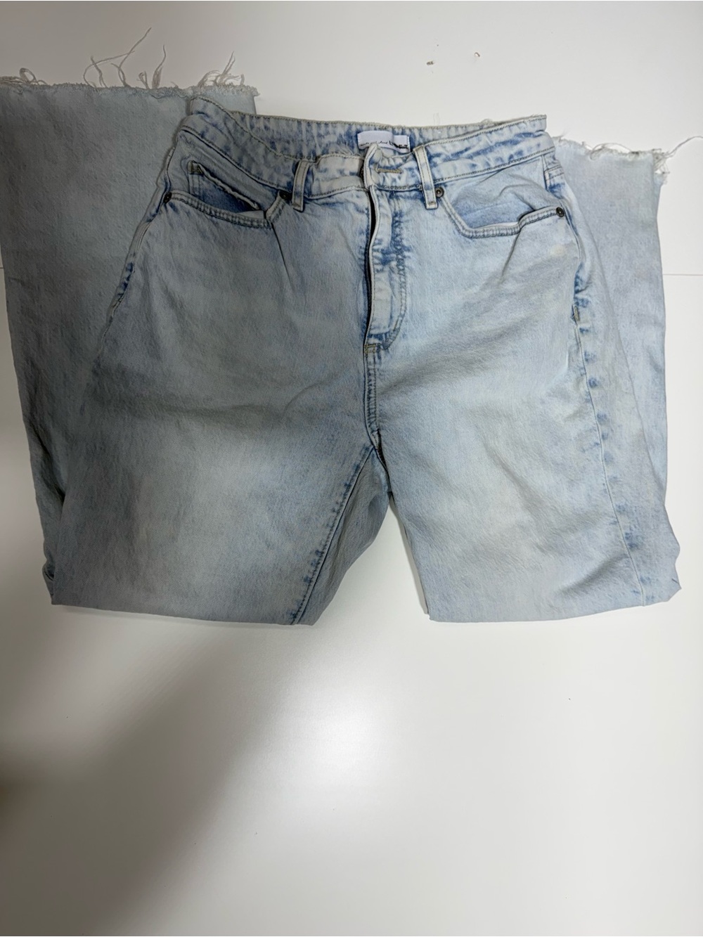 LOFT Pale Blue Wide Leg Jeans